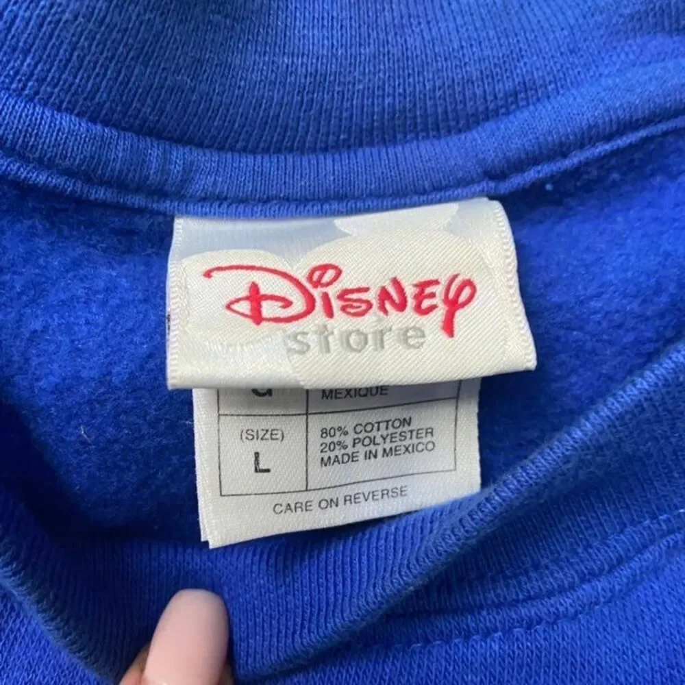 Vintage sz:L Tinker Bell Sweatshirt Crewneck Tinker Bell Disney Character Sweats - Picture 4 of 5